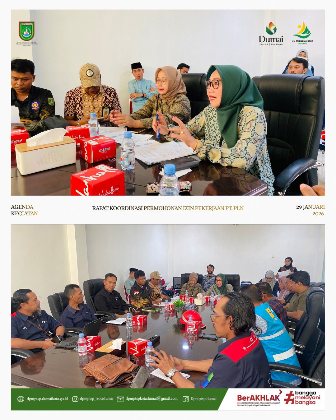 Rapat Koordinasi Permohonan Izin Pekerjaan PT.PLN