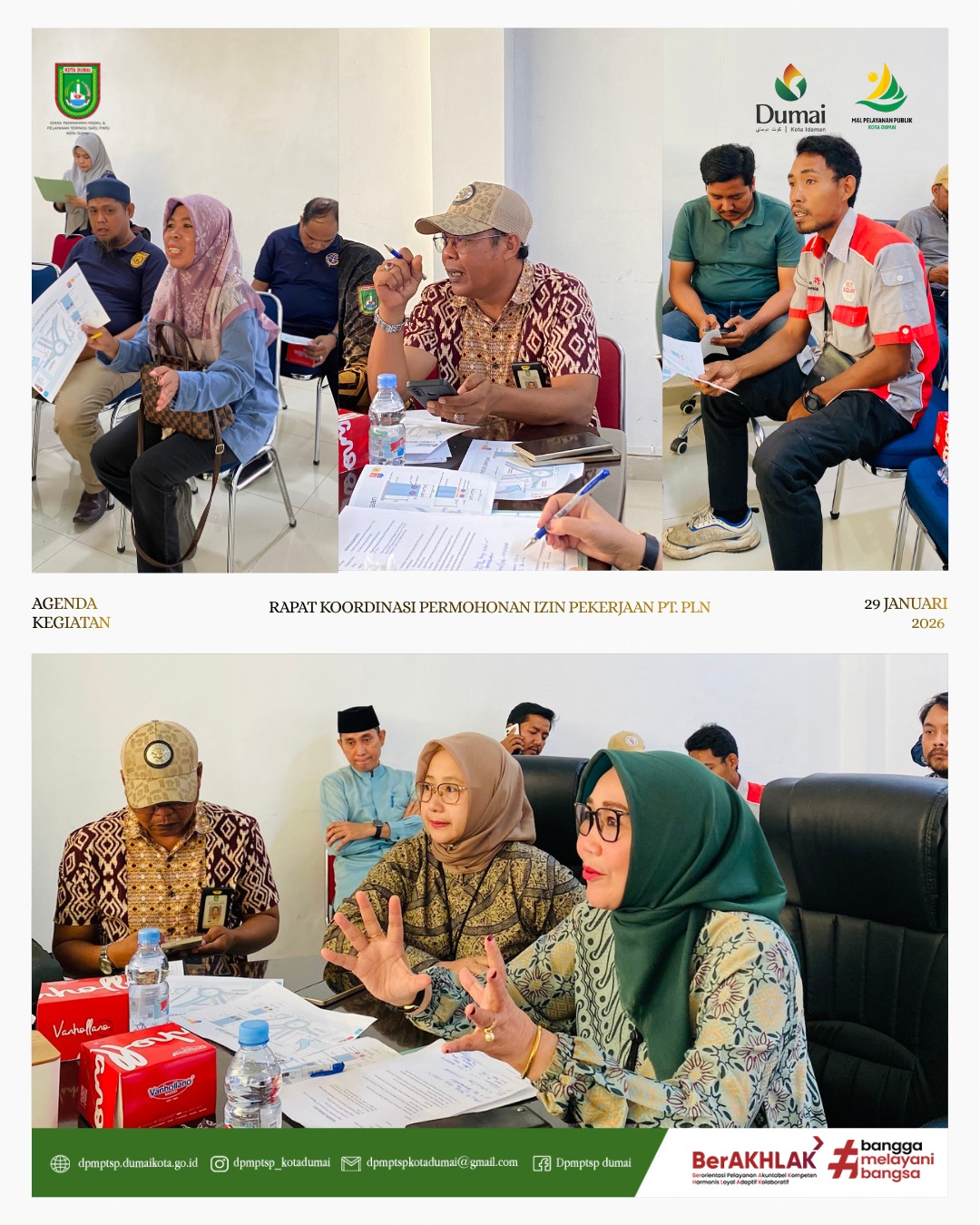 Rapat Koordinasi Permohonan Izin Pekerjaan PT.PLN